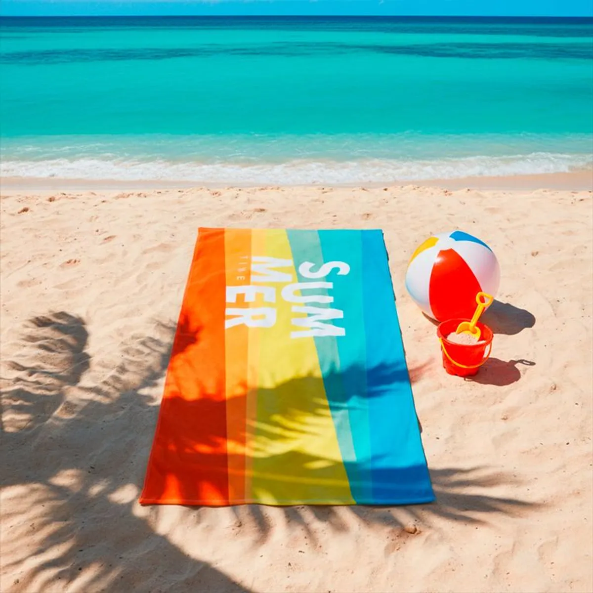 AMBIENTA - Toalla de Playa 100% Algodón 70x150cm Ambienta