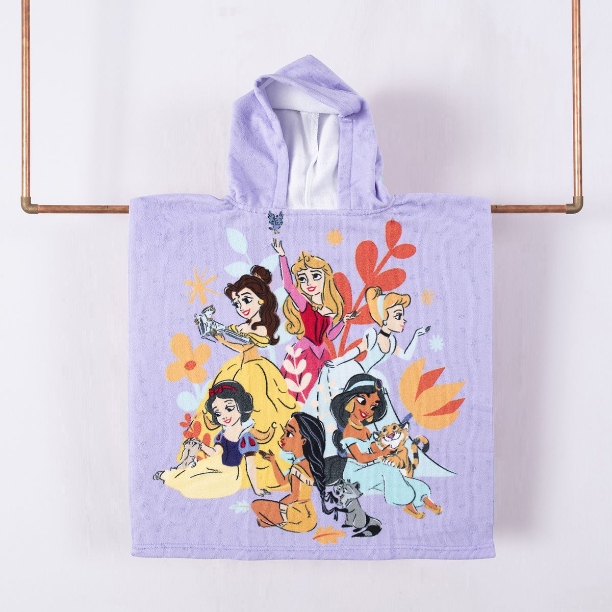 DISNEY - Toalla De Playa Princesas Con Capucha