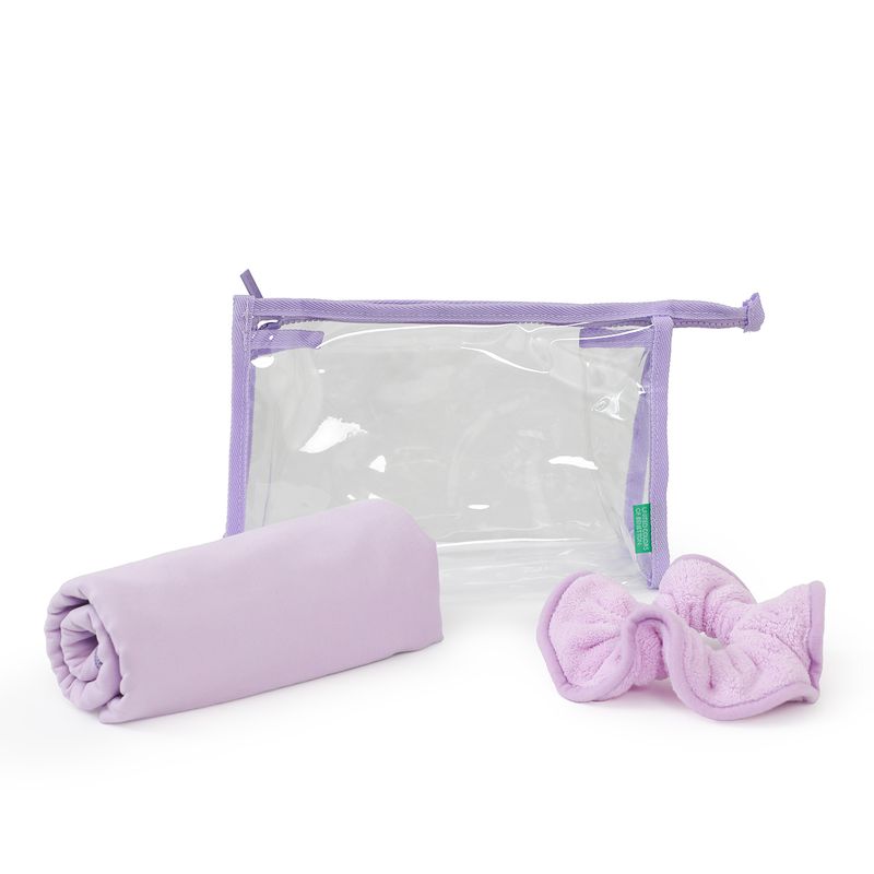 BENETTON - Neceser + Toalla Microfibra + Scrunchie Benetton