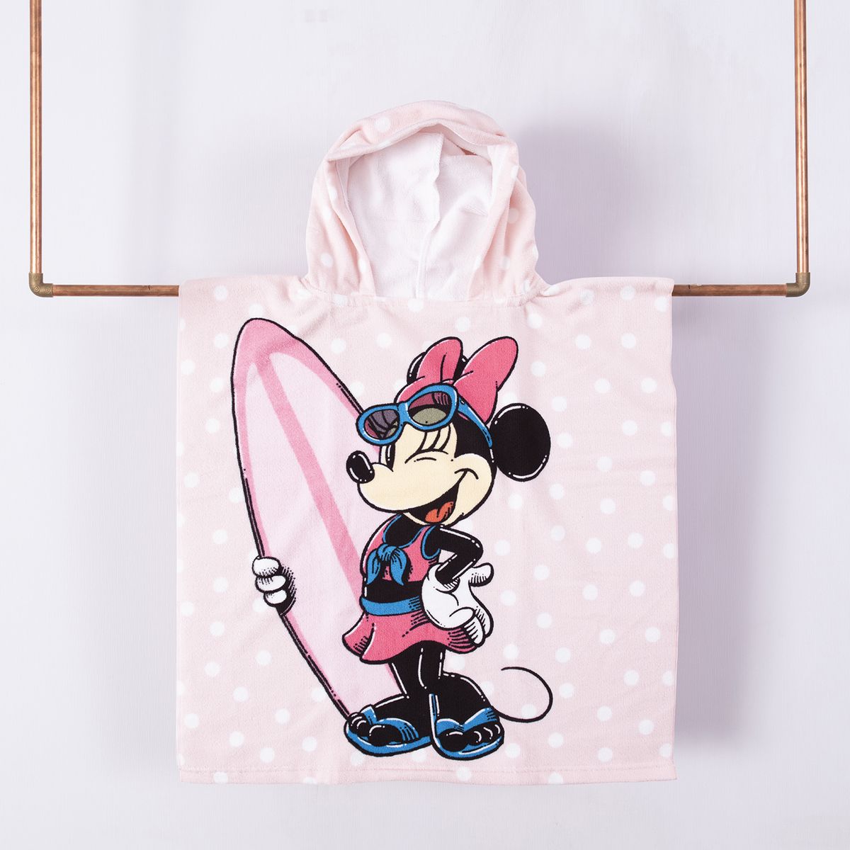 DISNEY - Toalla De Playa Minnie Con Capucha