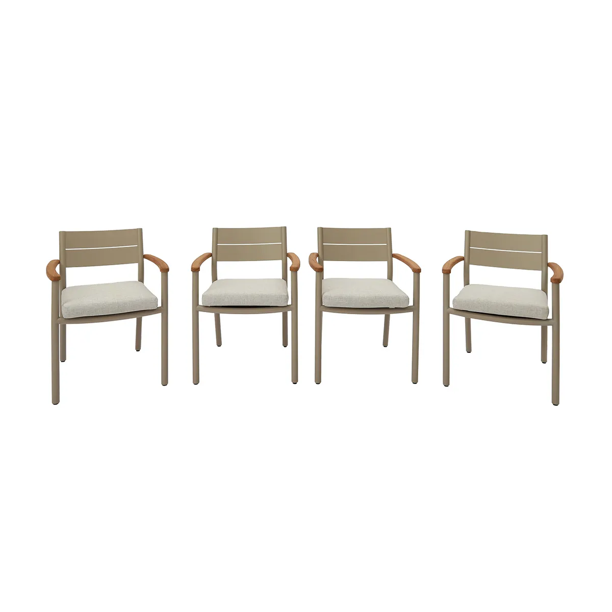 BASEMENT HOME - Set X4 Sillas De Comedor De Terraza Oviedo