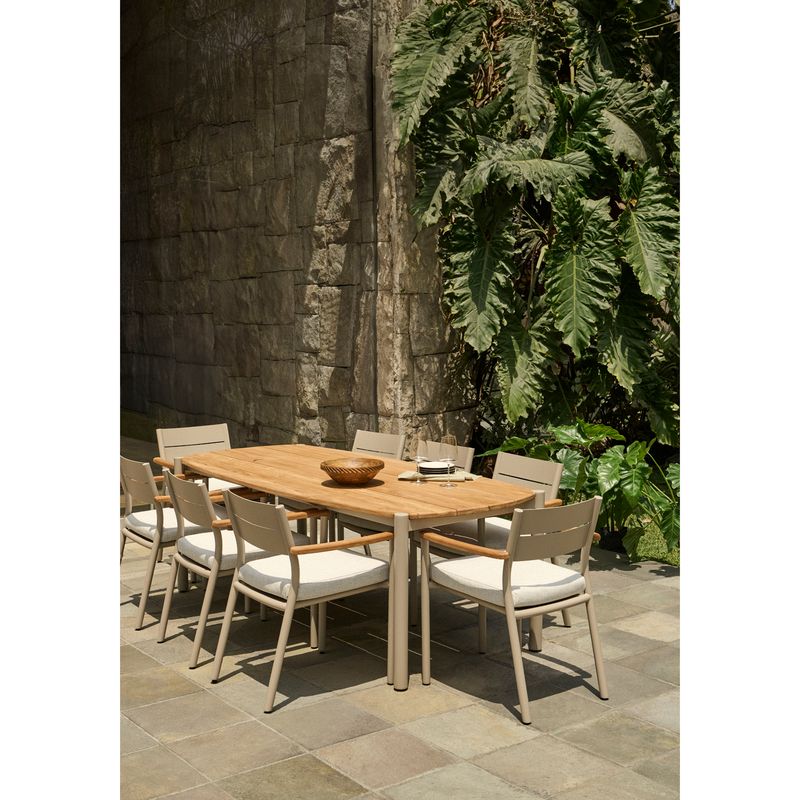 BASEMENT HOME - Juego De Comedor De Terraza Oviedo 8 Sillas