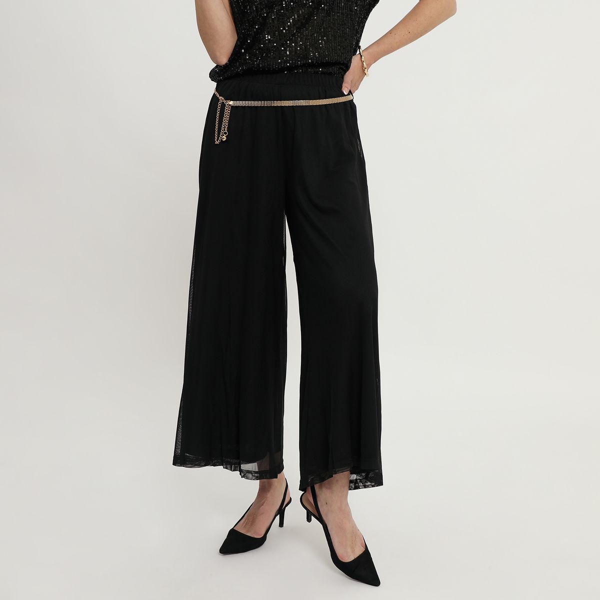 STEFANO COCCI - Pantalón Palazzo Mujer Stefano Cocci