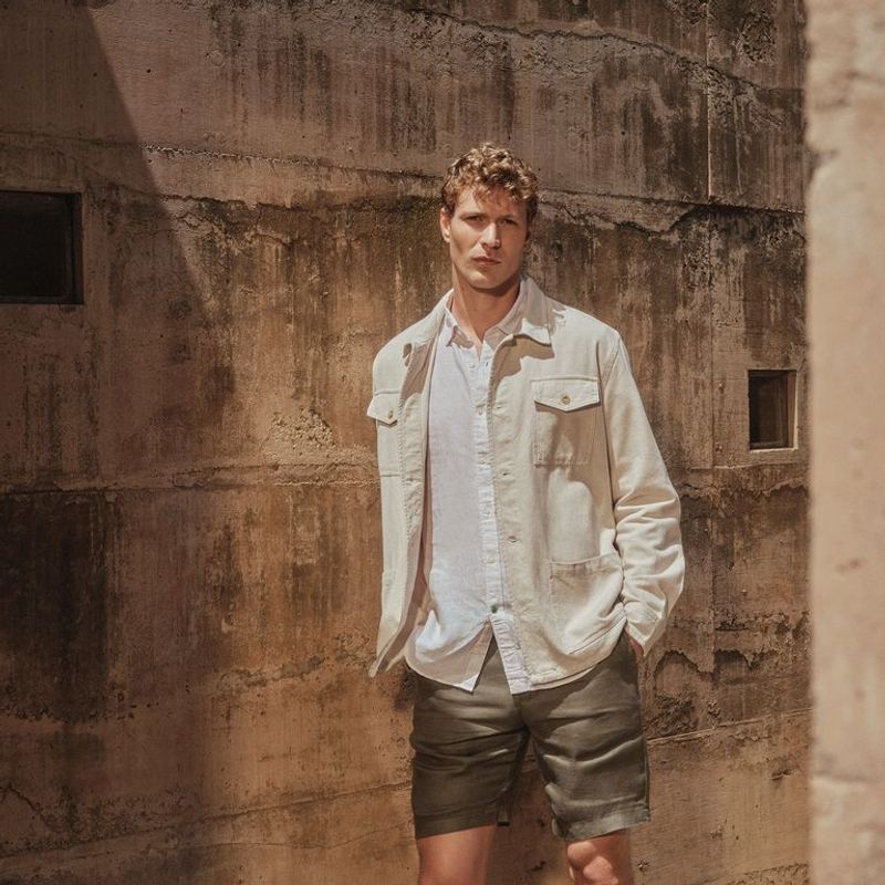 LA MARTINA - Camisa 100% Lino Casual Hombre La Martina