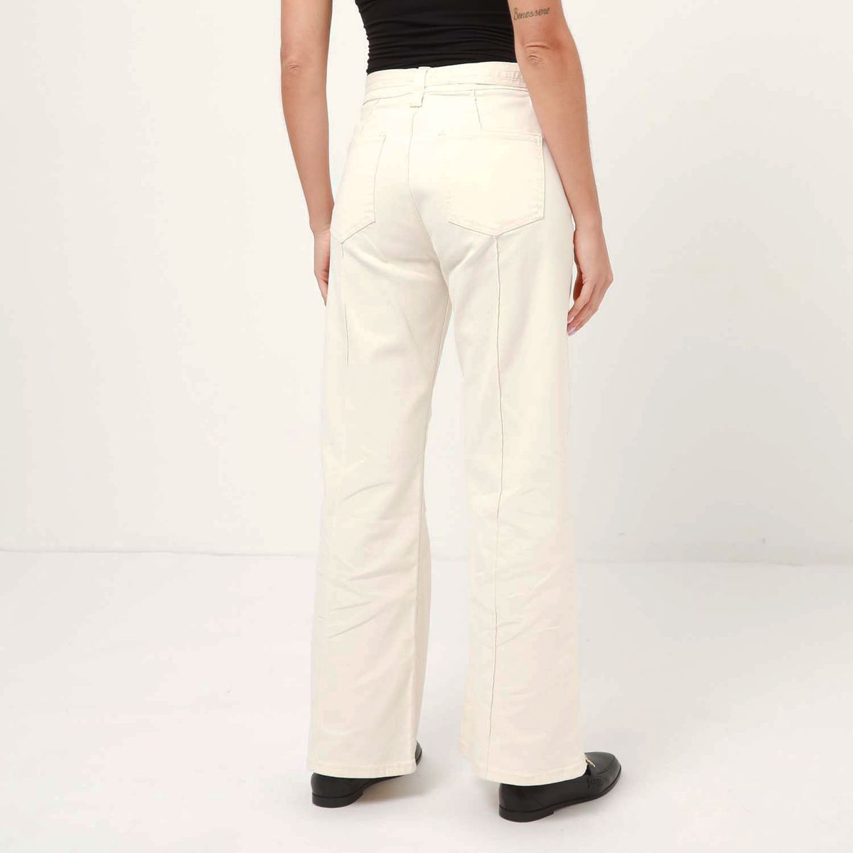 BASEMENT - Jean Wide Leg Tiro Alto Mujer Basement