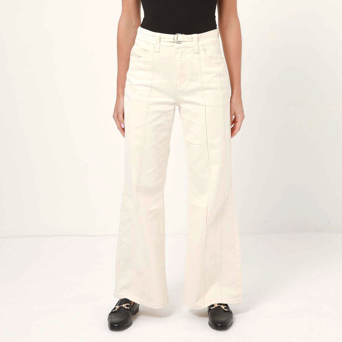 BASEMENT - Jean Wide Leg Tiro Alto Mujer Basement