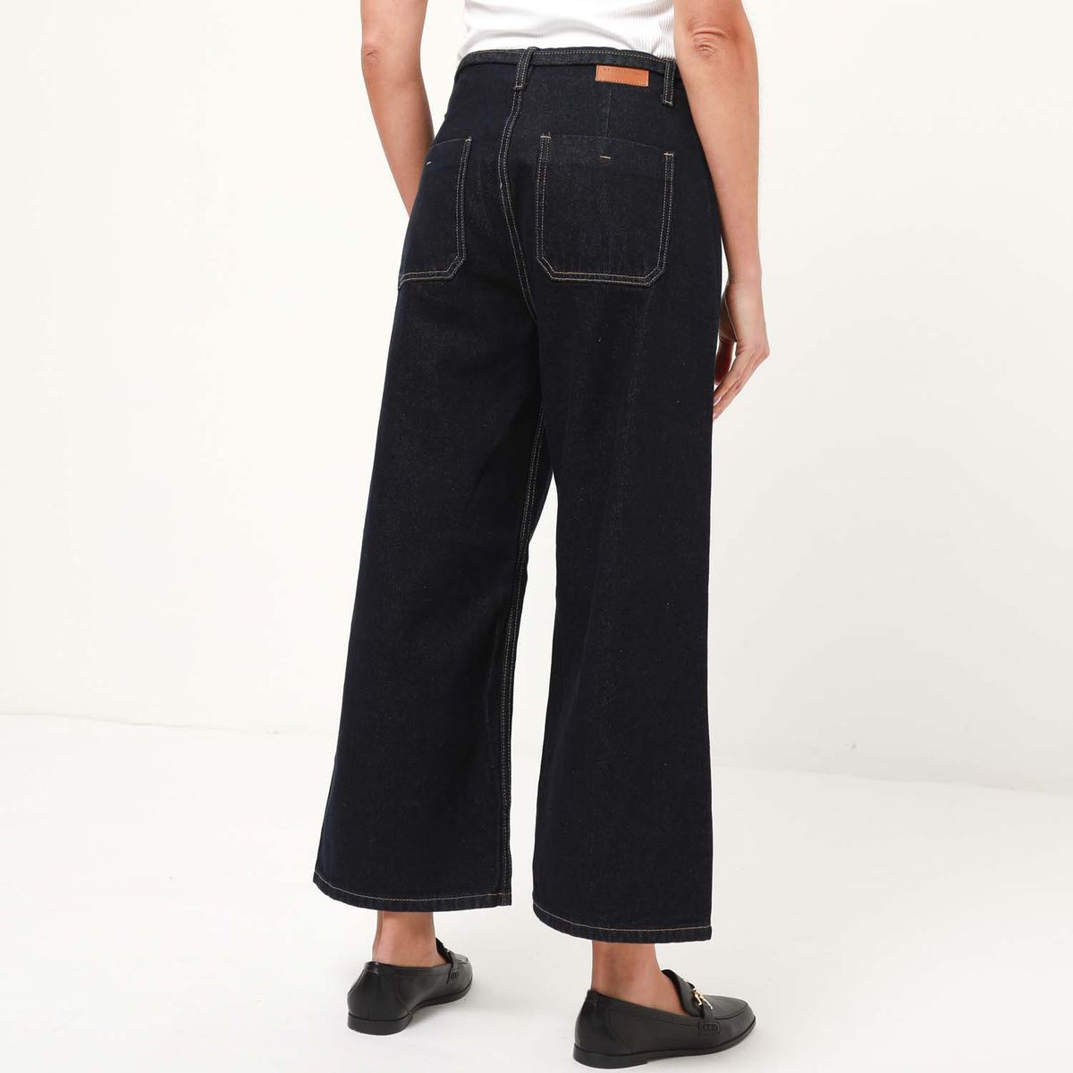 BASEMENT - Jean Culotte Tiro Alto Mujer Basement