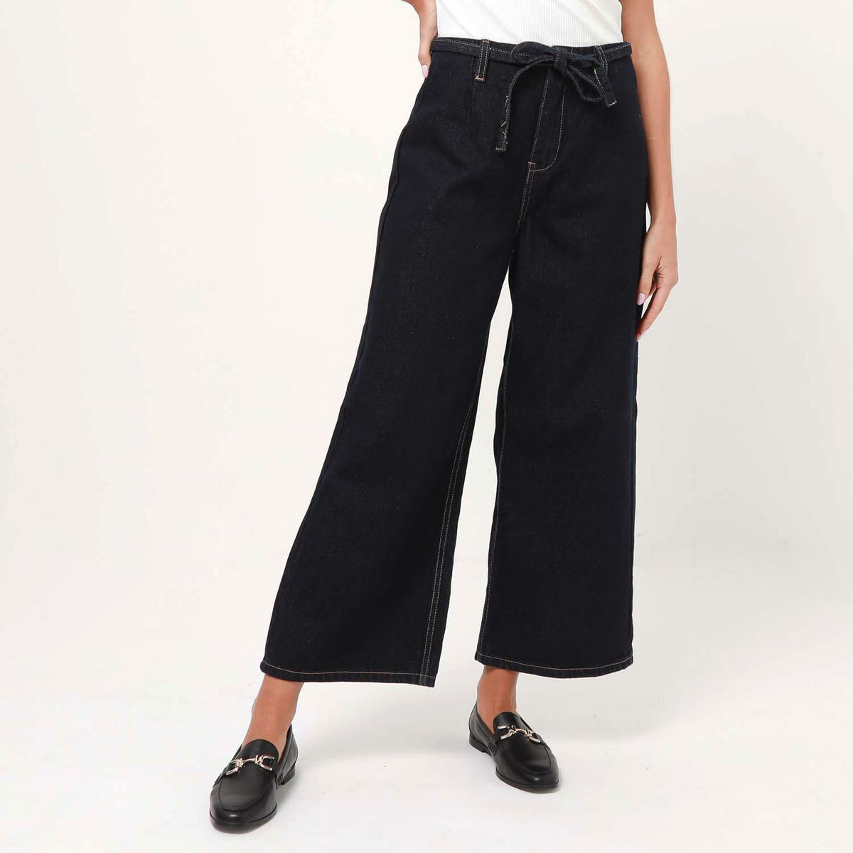 BASEMENT - Jean Culotte Tiro Alto Mujer Basement