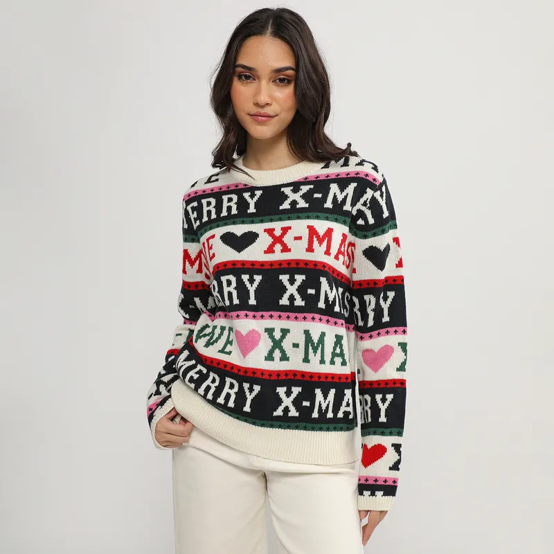 SYBILLA - Chompa Navidad Mujer Sybilla