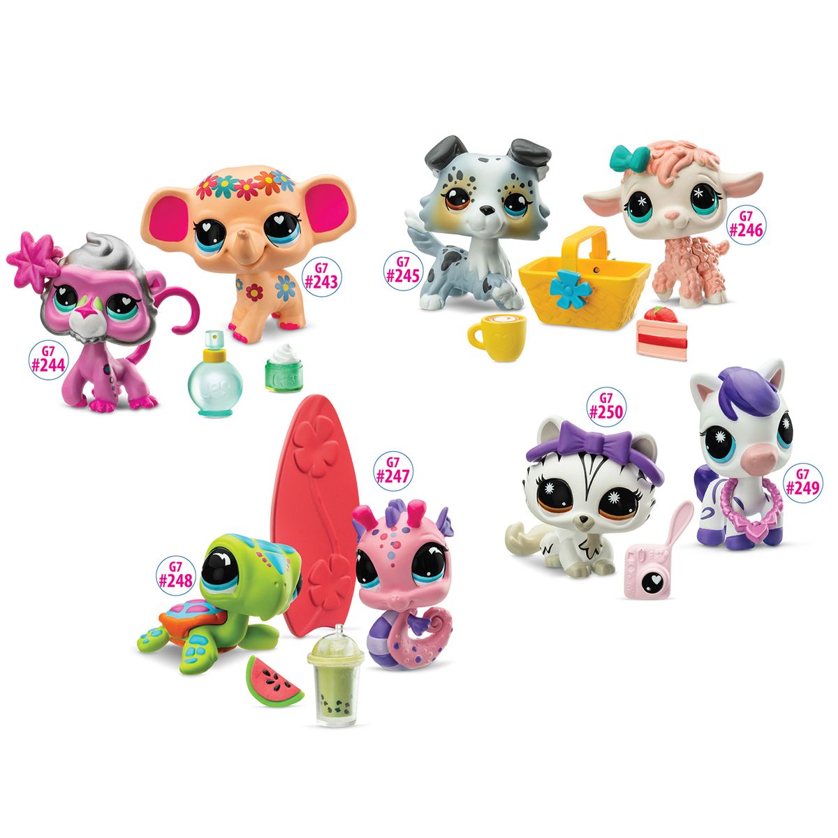 LITTLEST PET SHOP - Figuras Mascotas Pack X2 Littlest Pet Shop
