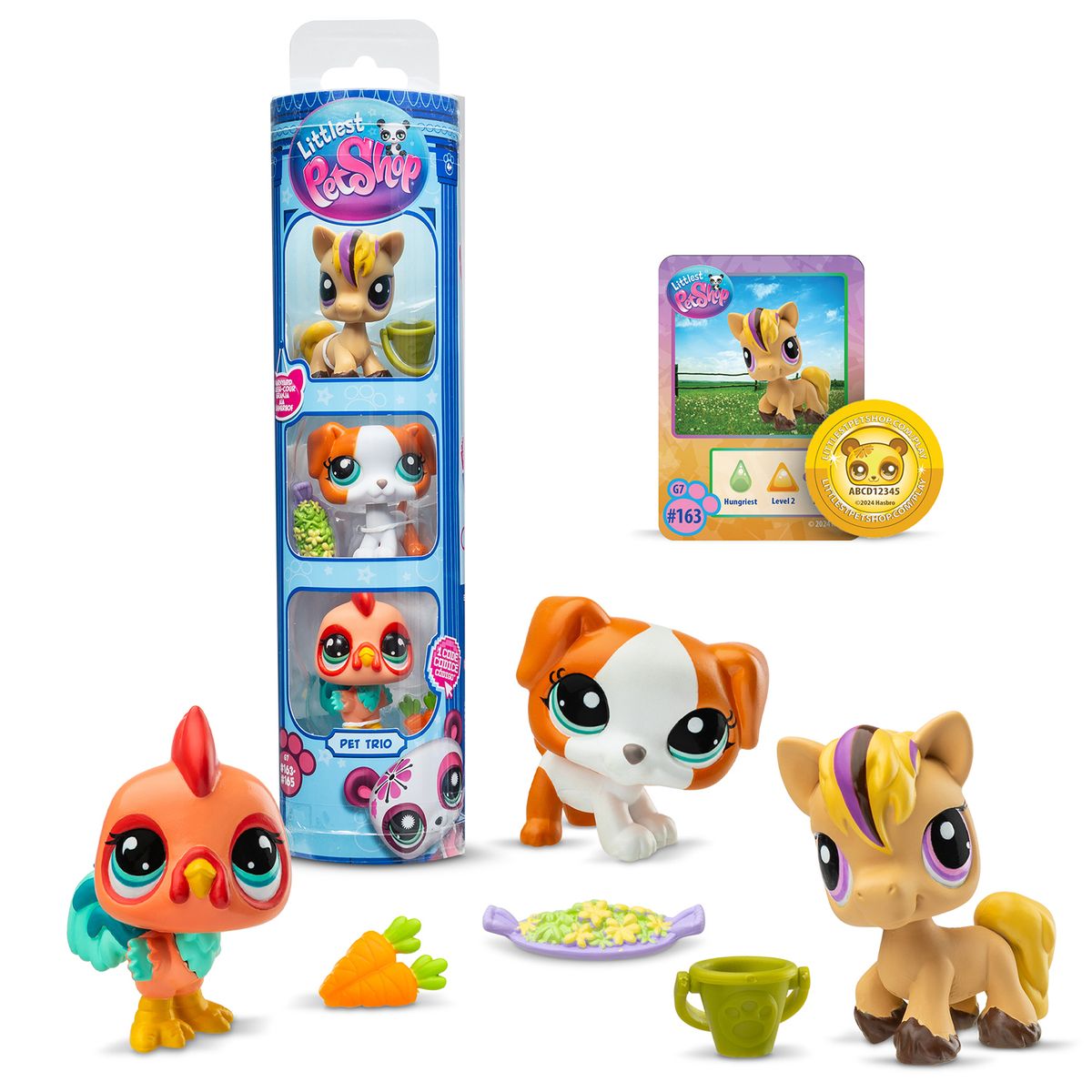 LITTLEST PET SHOP - Figuras Mascotas Pack X3 Aleatorio Littlest Pet Shop