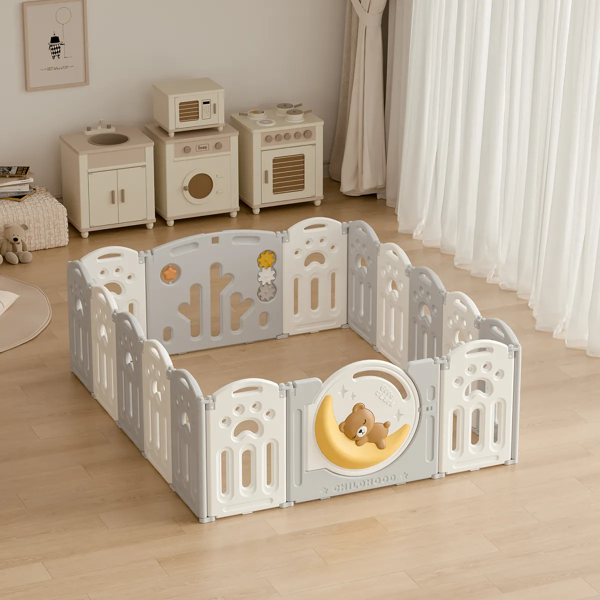 SCOOP - Corral Reja Para Niños 155 X 185 Cm Scoop