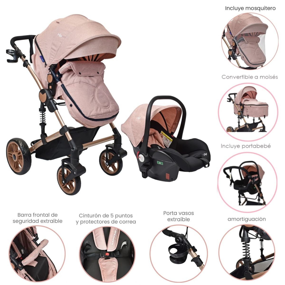 PRIORI - Coche Travel System Bebé Gadi Priori