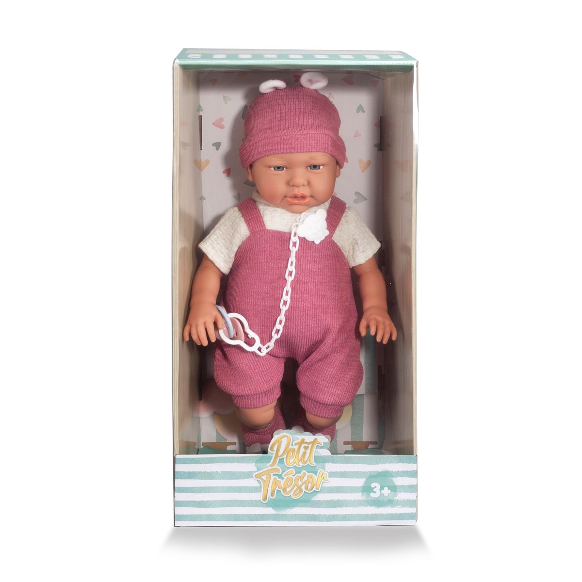 PETIT TRESOR - Muñeca Recién Nacida Fucsia