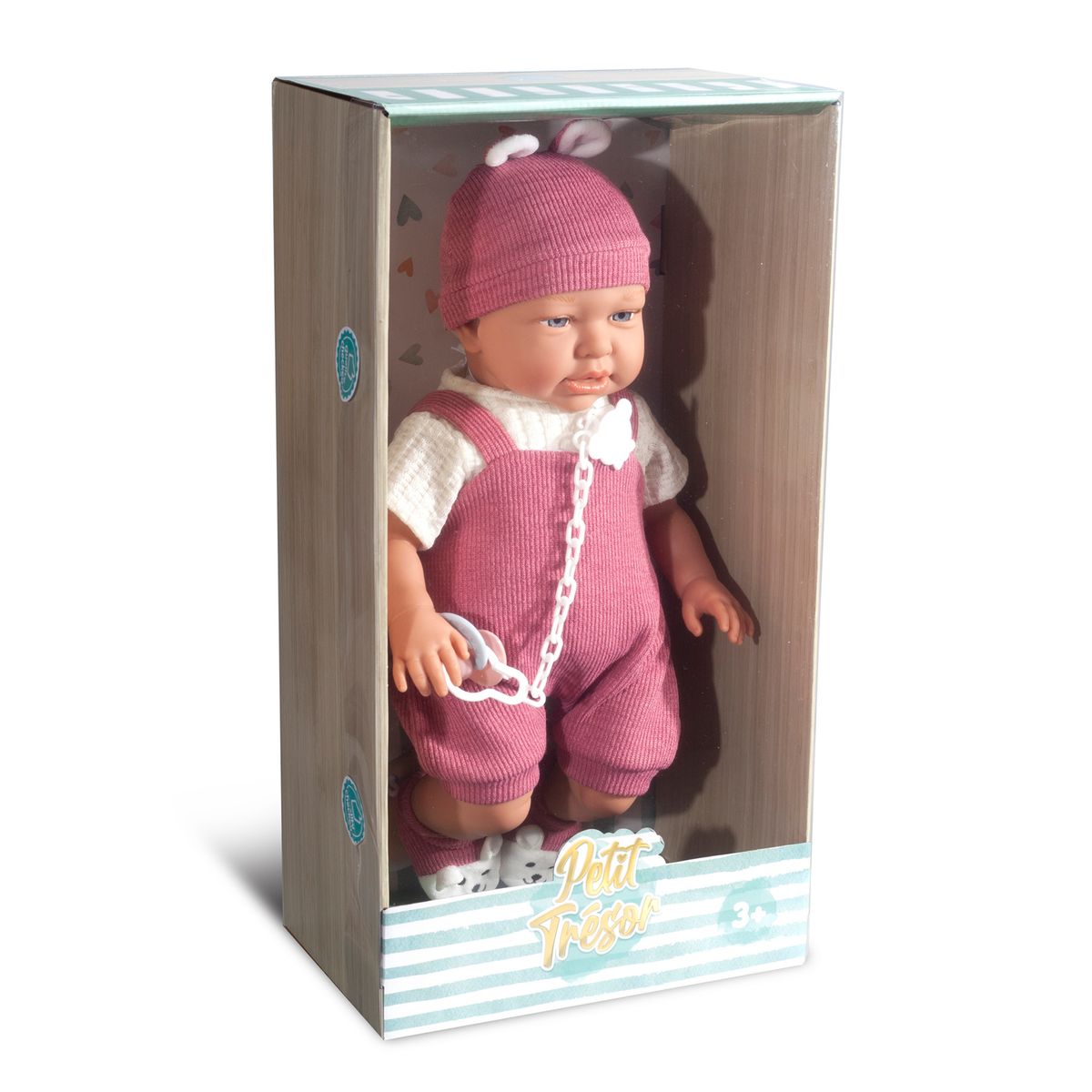 PETIT TRESOR - Muñeca Recién Nacida Fucsia