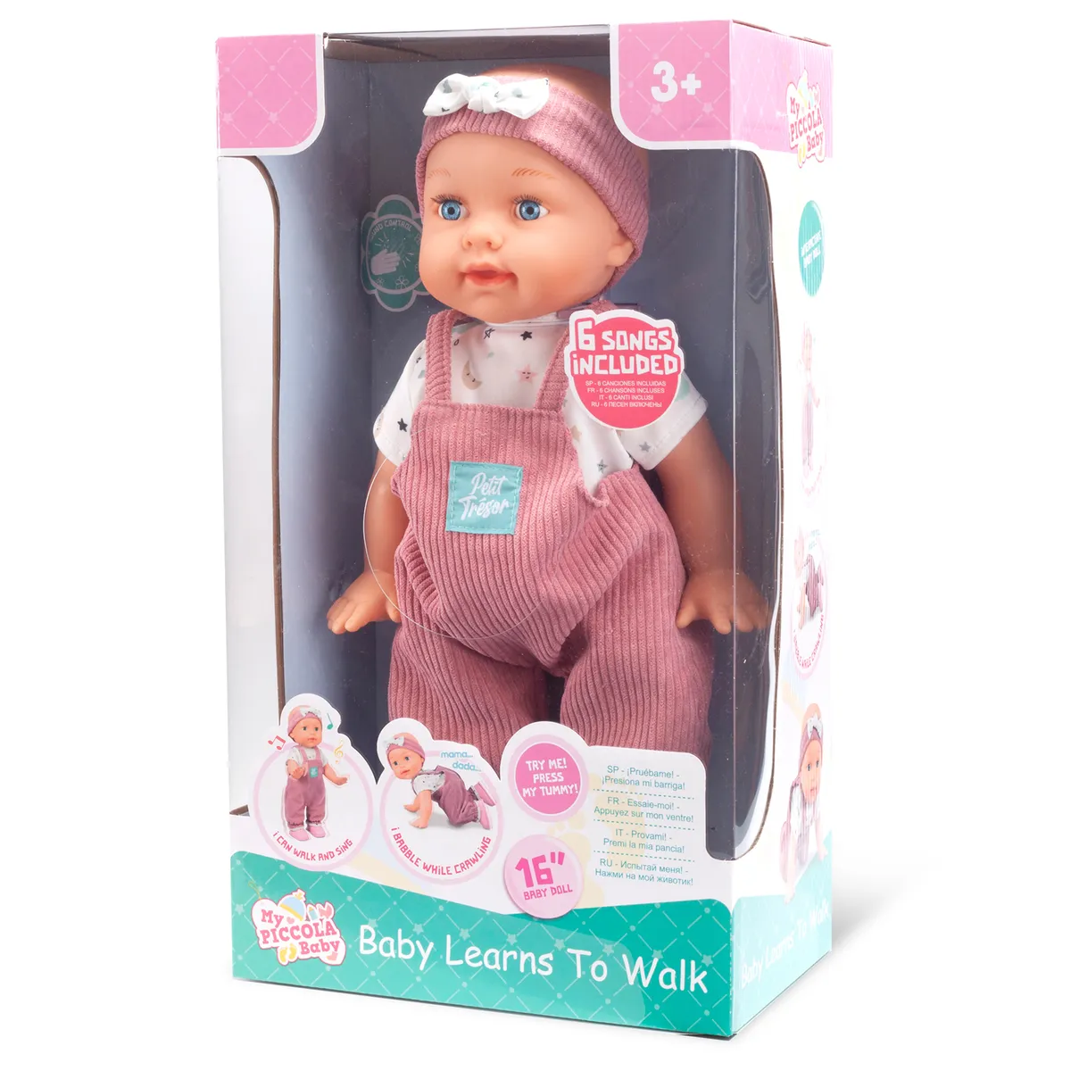 PETIT TRESOR - Muñeca Gatea Y Camina