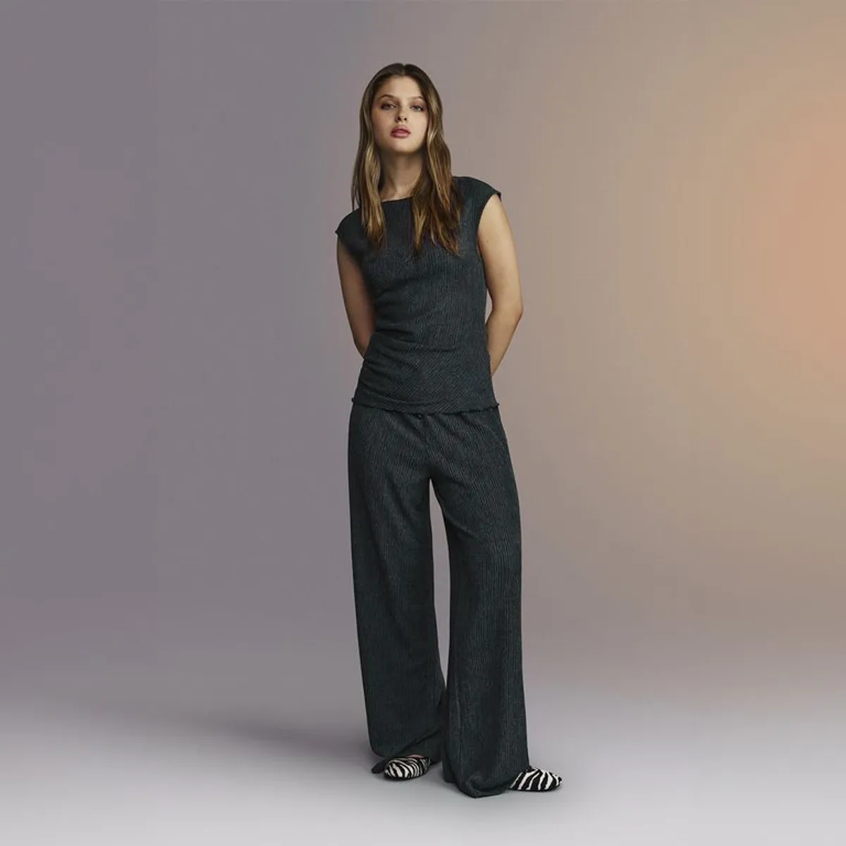 SYBILLA - Pantalón Casual Mujer Sybilla