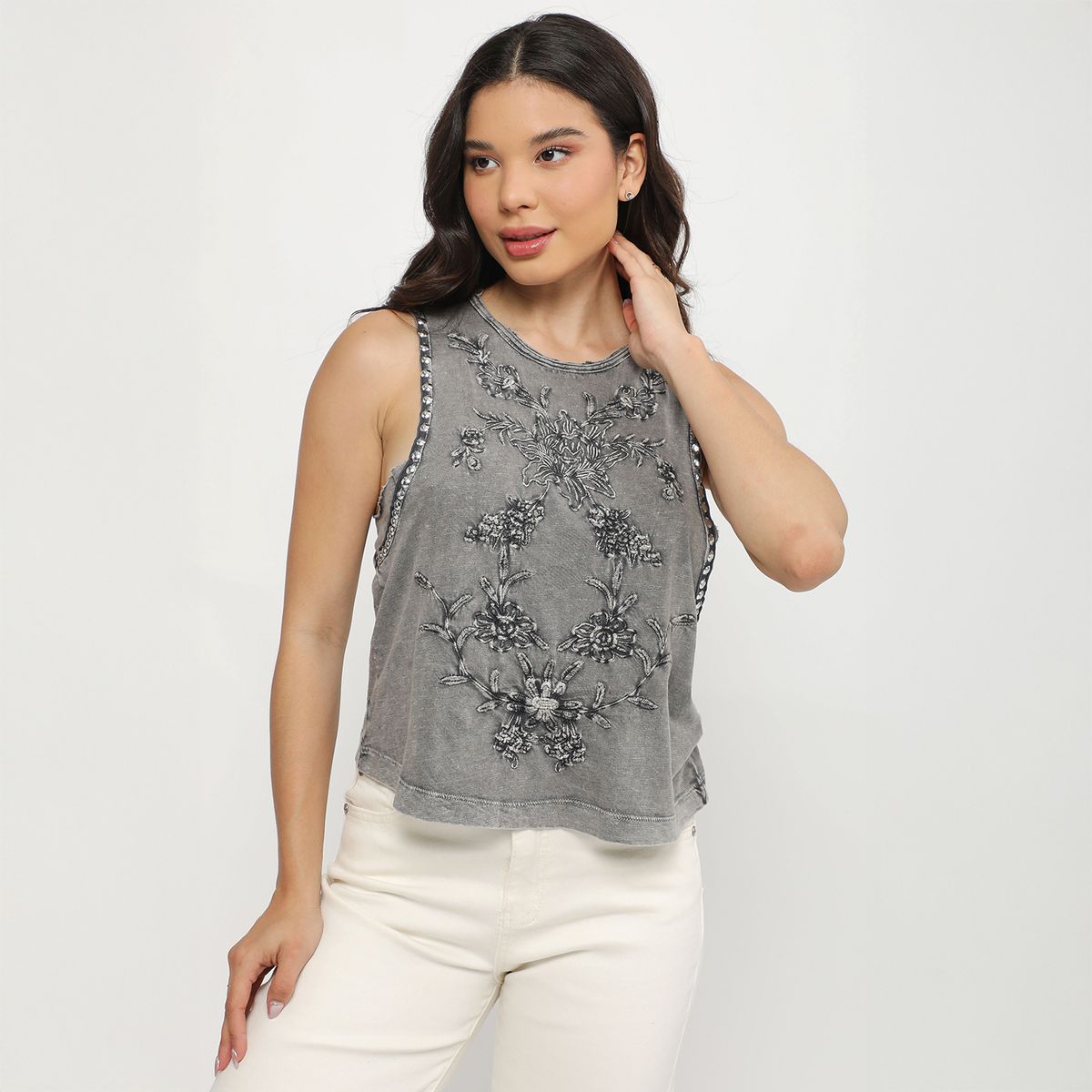 DENIMLAB - Polo Sin Mangas Mujer Denimlab