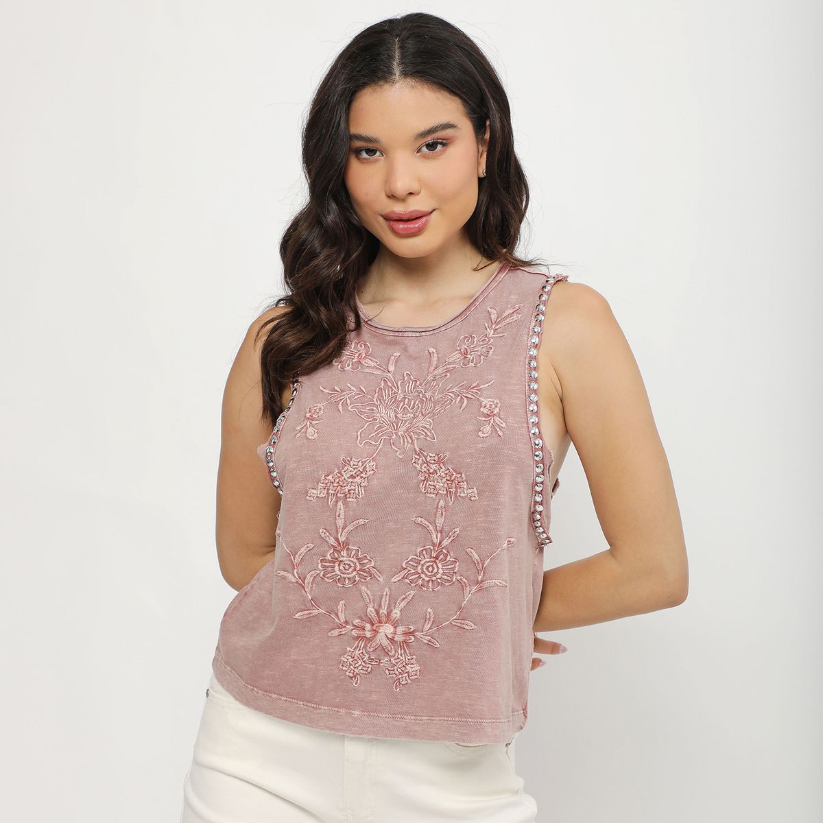 DENIMLAB - Polo Sin Mangas Mujer Denimlab