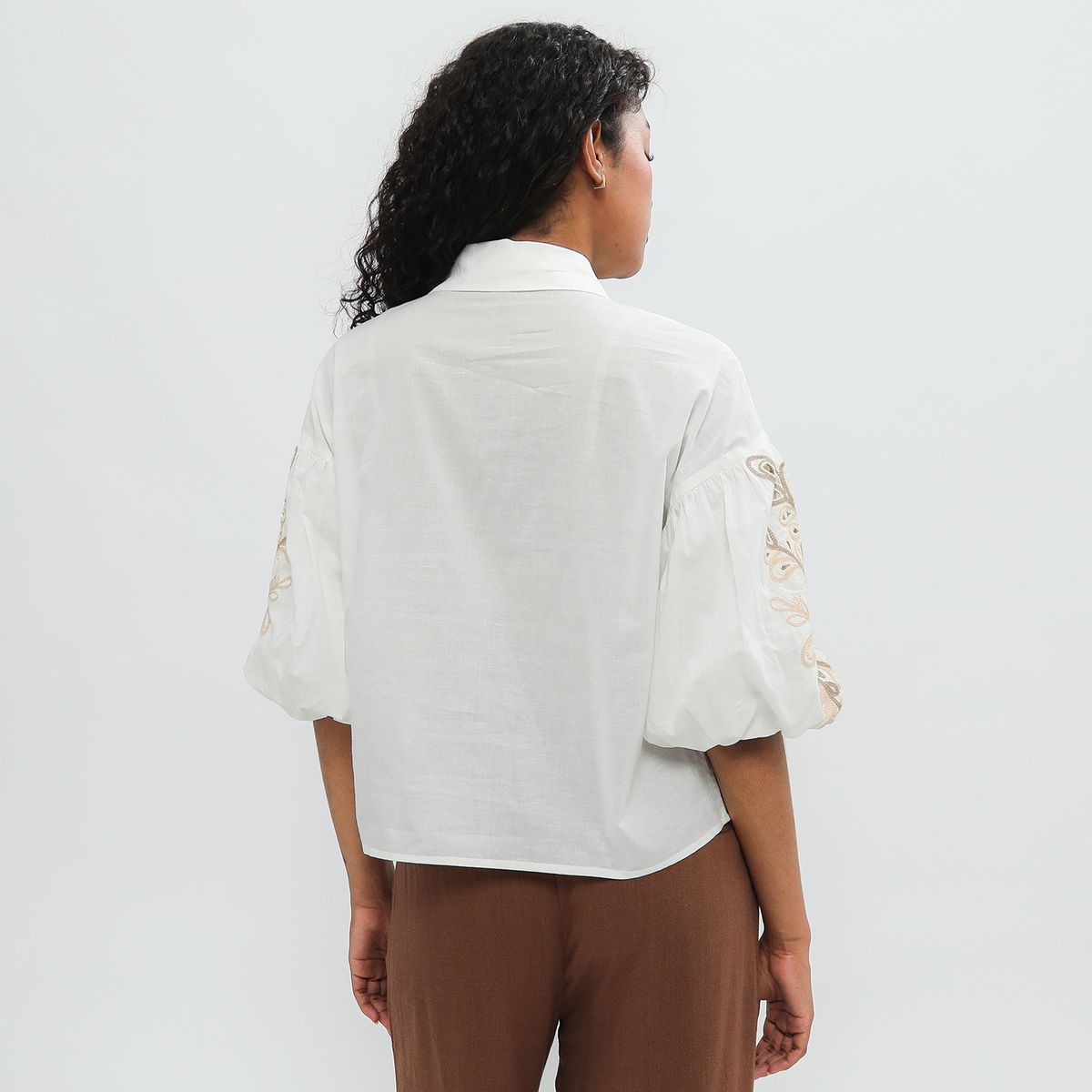 BASEMENT - Blusa 100% Algodón Mujer Basement