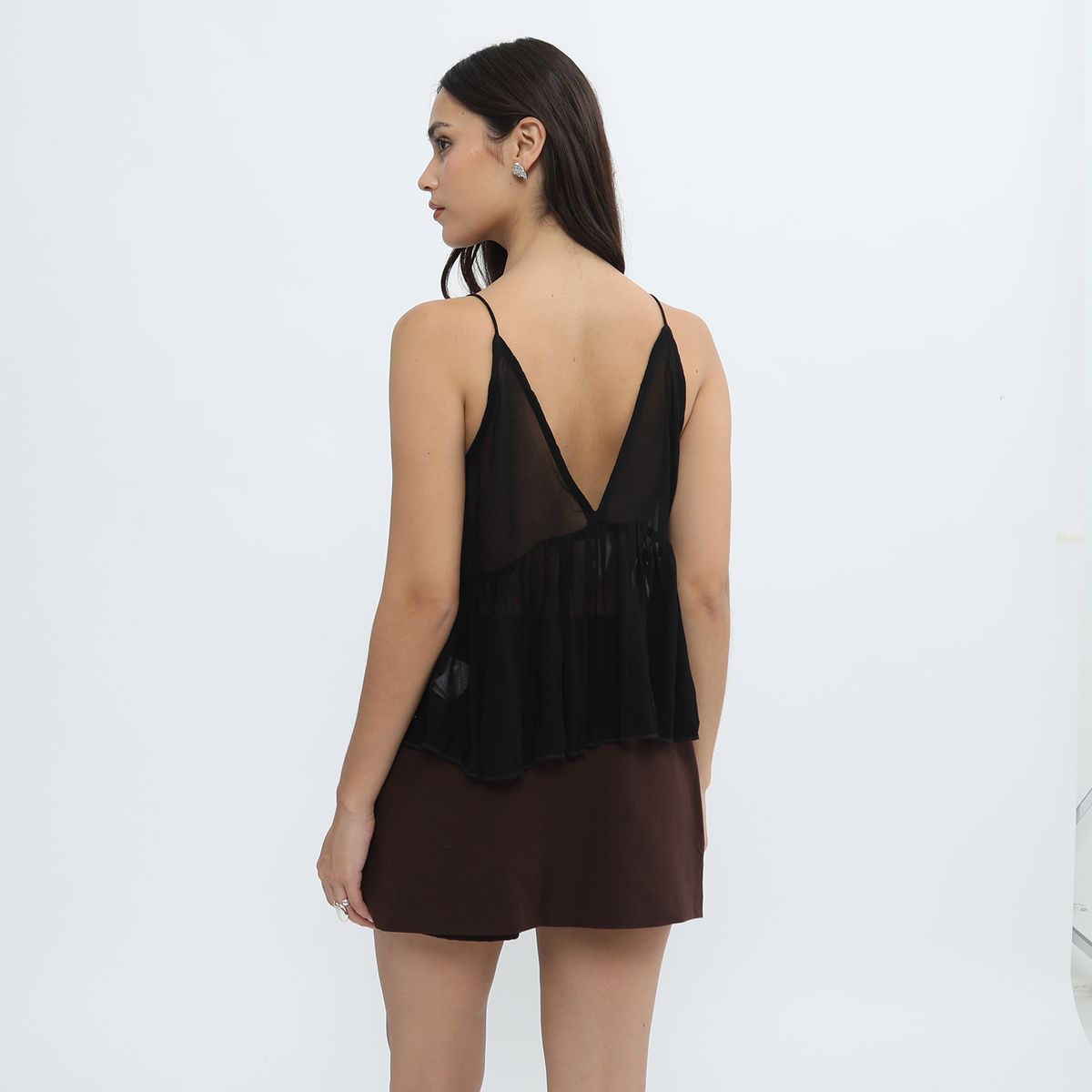 SYBILLA - Blusa Sin Mangas Mujer Sybilla