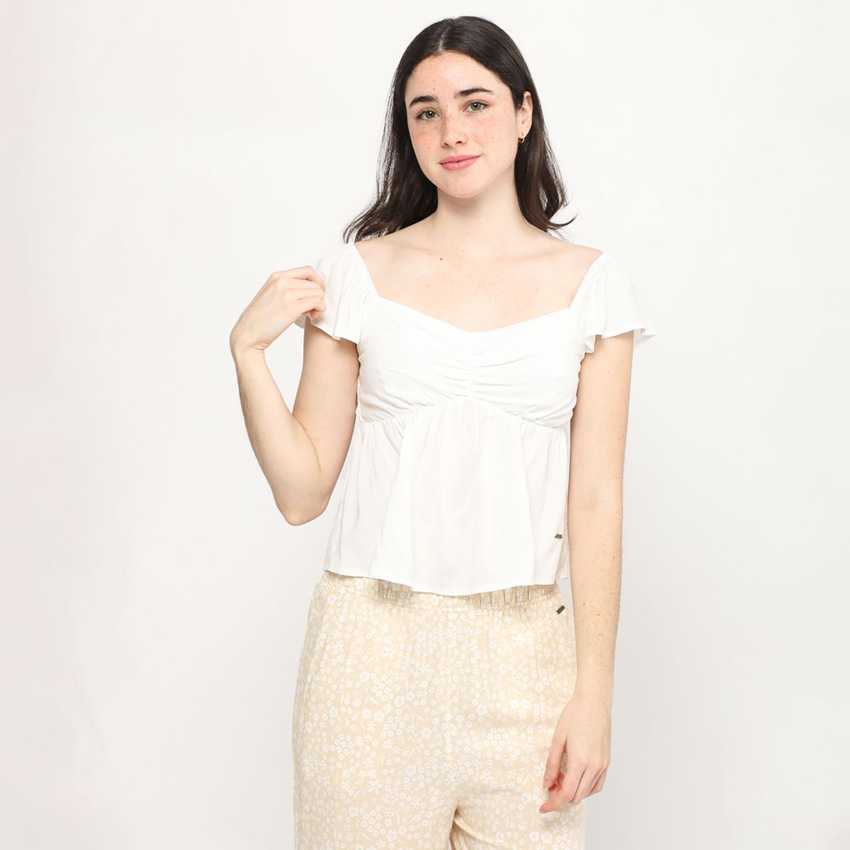AMERICAN ABBEY - Blusa Manga Corta Mujer American Abbey
