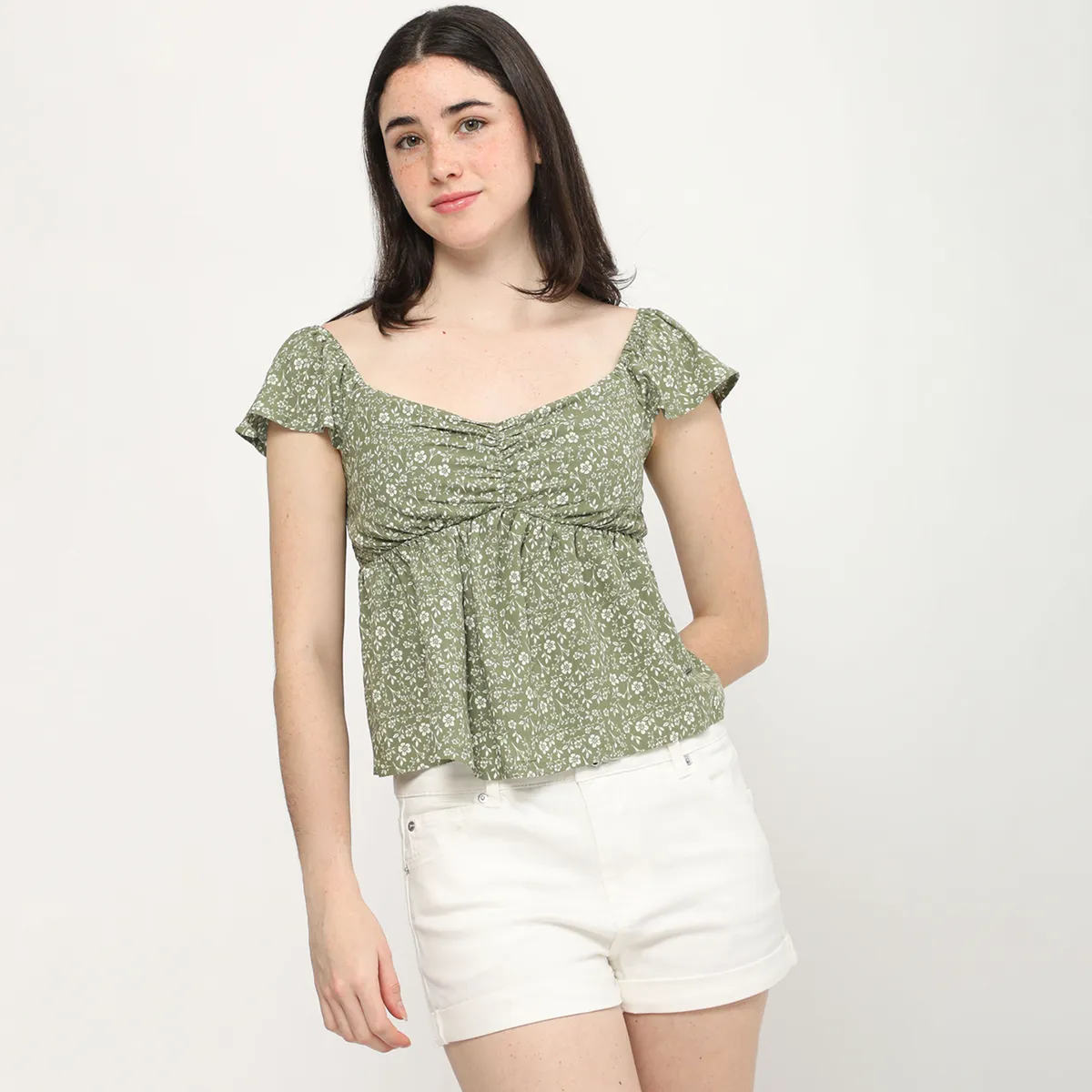 AMERICAN ABBEY - Blusa Manga Corta Mujer American Abbey