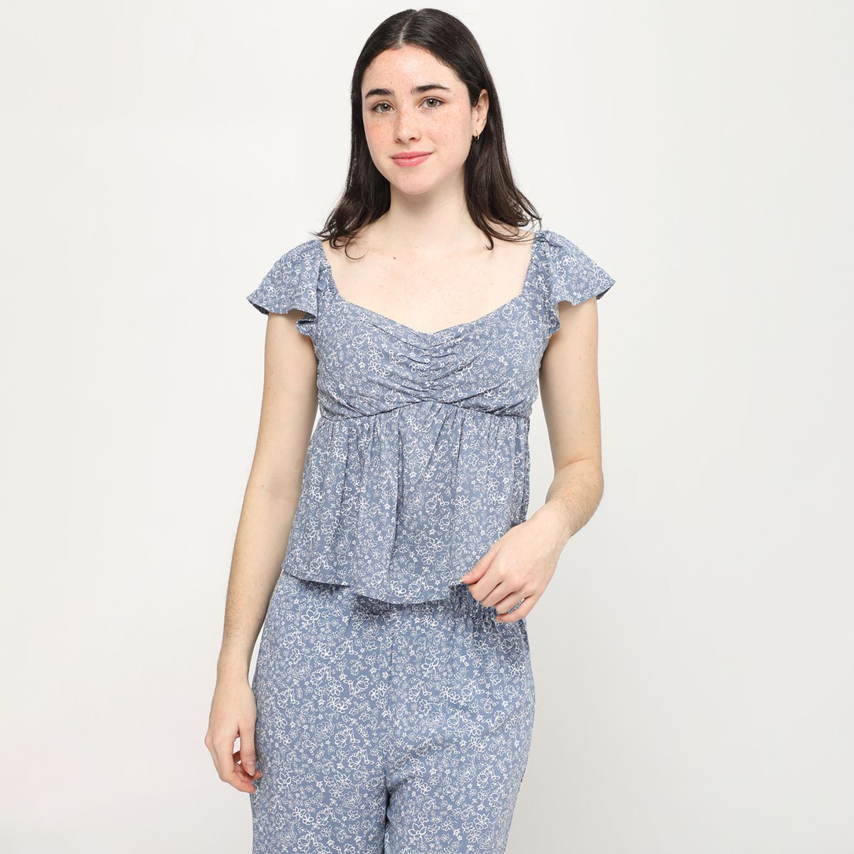 AMERICAN ABBEY - Blusa Manga Corta Mujer American Abbey