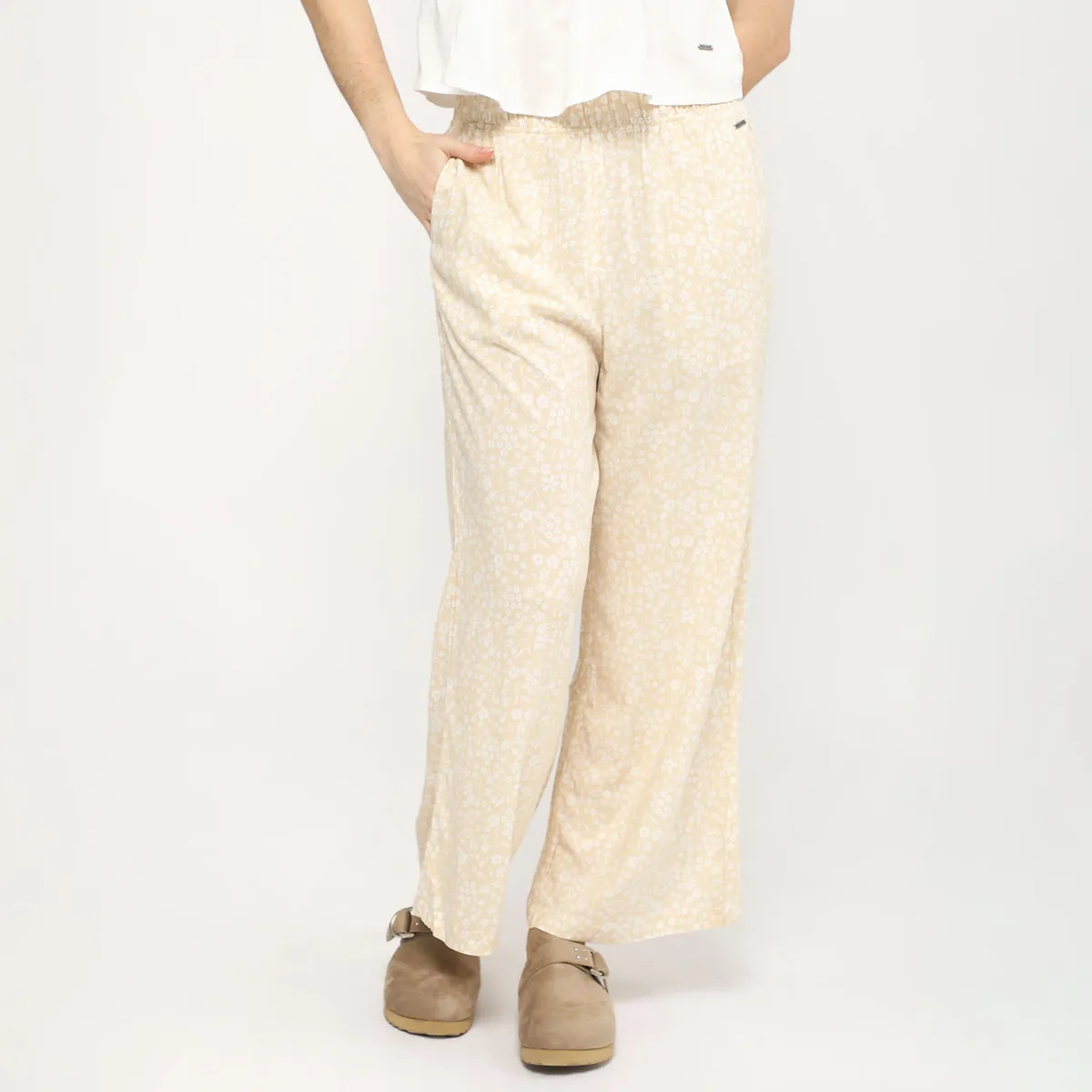 AMERICAN ABBEY - Pantalón Culotte Tiro Medio Mujer American Abbey