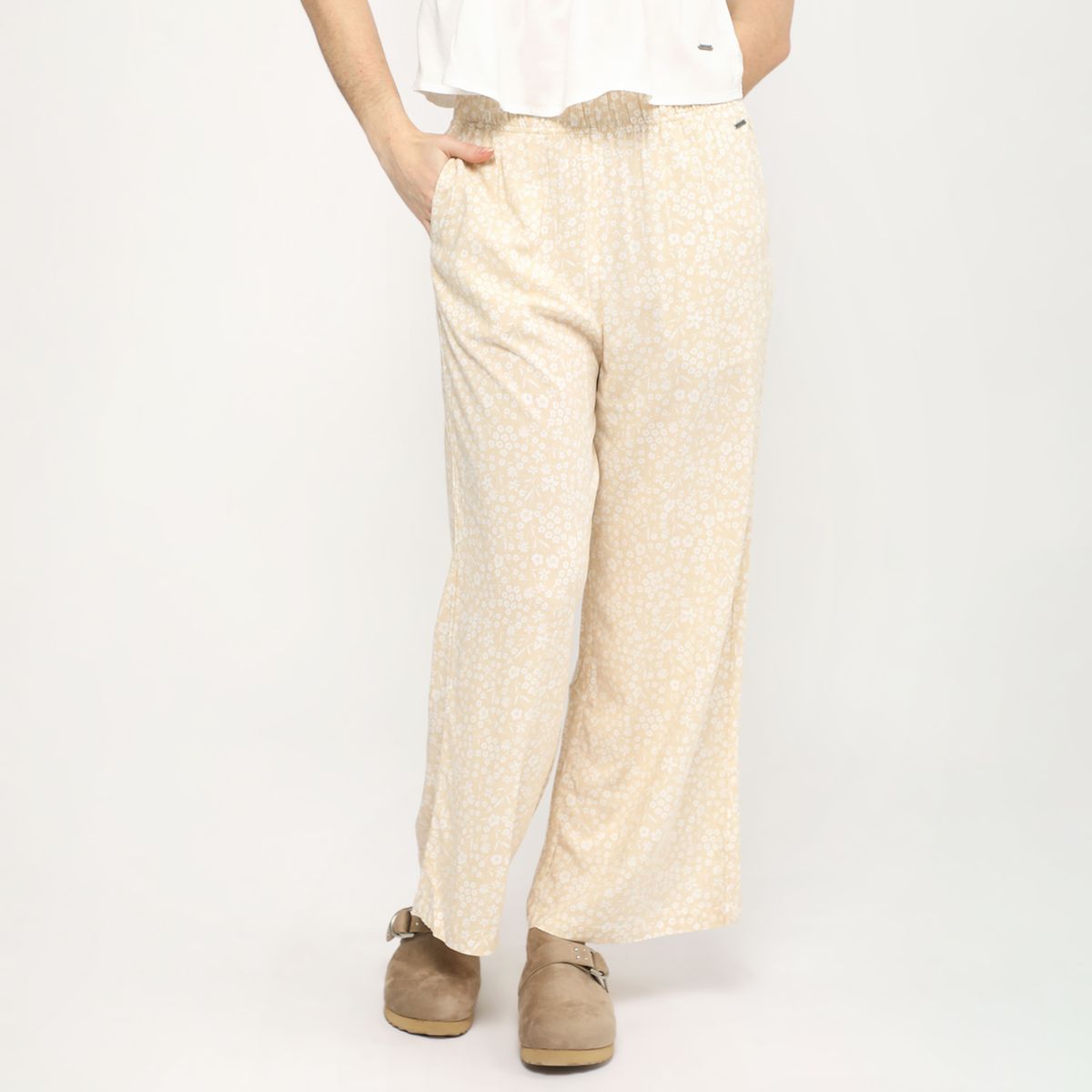 AMERICAN ABBEY - Pantalón Culotte Tiro Medio Mujer American Abbey