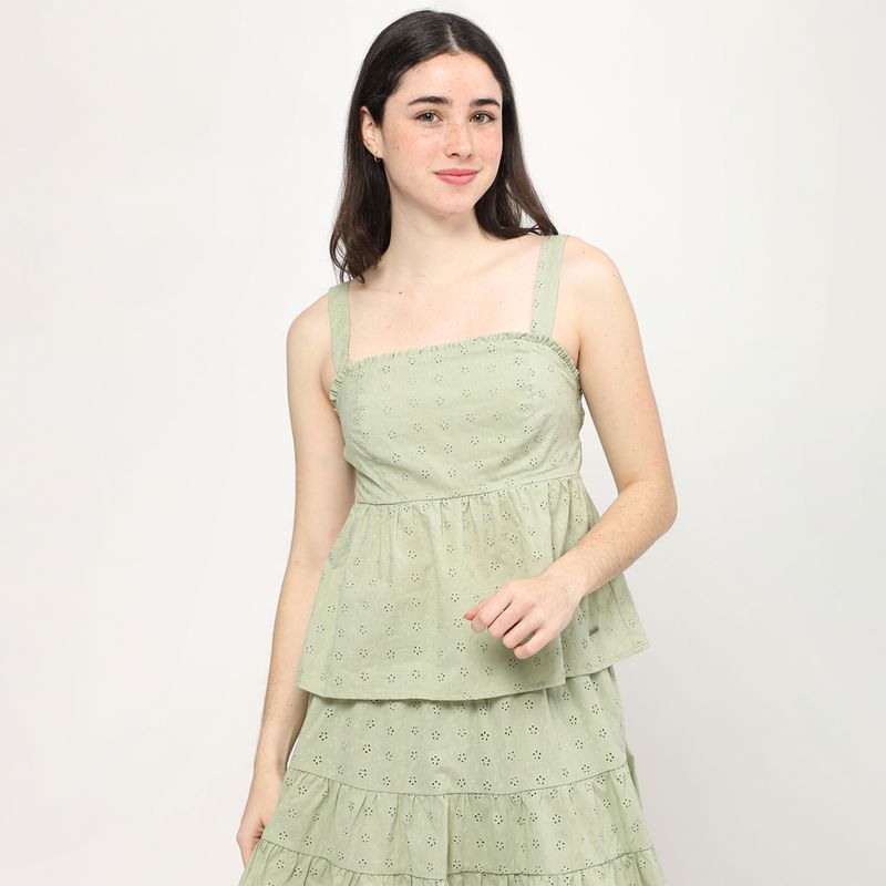 AMERICAN ABBEY - Blusa Sin Mangas Mujer American Abbey