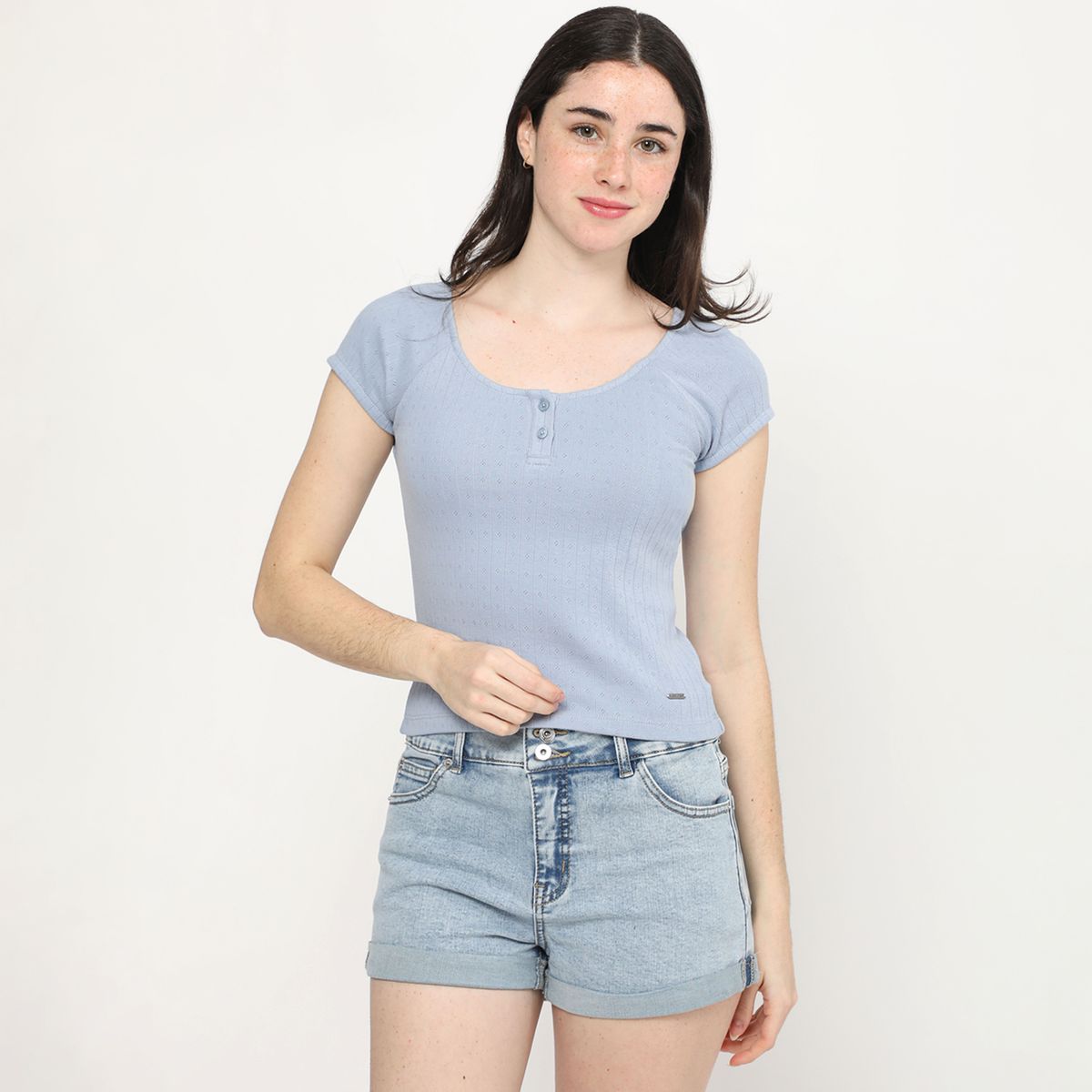 AMERICAN ABBEY - Polo Manga Corta Mujer American Abbey