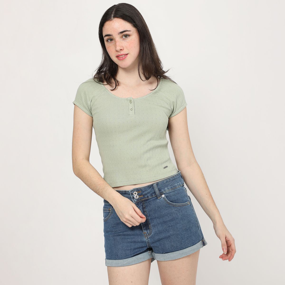 AMERICAN ABBEY - Polo Manga Corta Mujer American Abbey