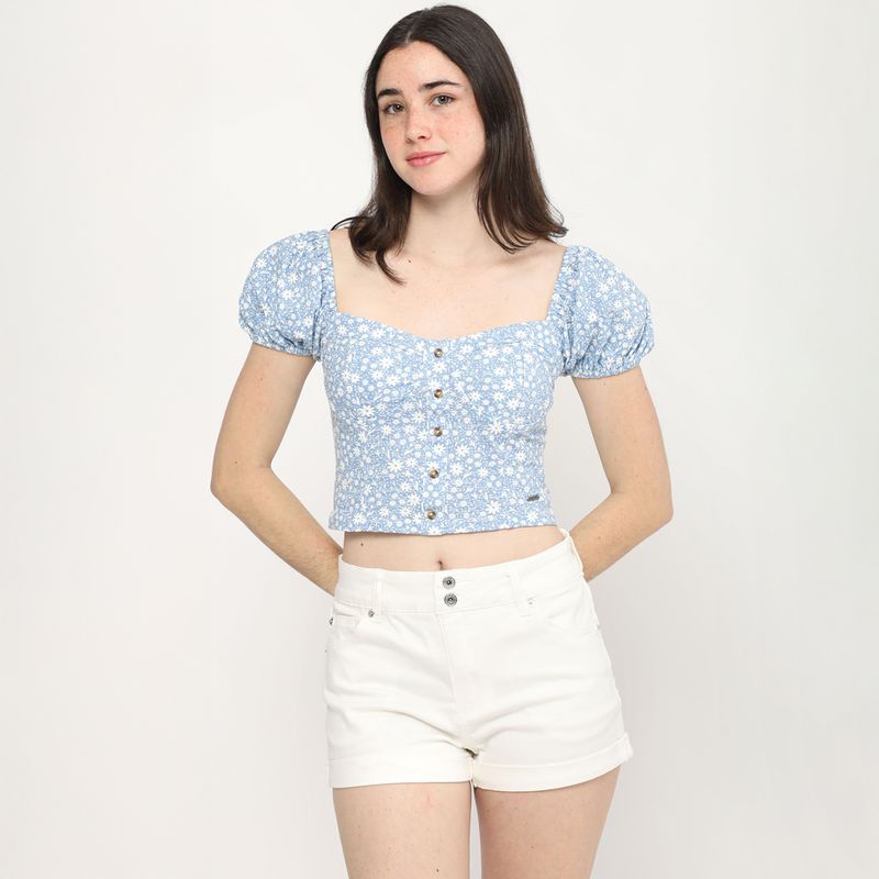 AMERICAN ABBEY - Polo Manga Corta Mujer American Abbey