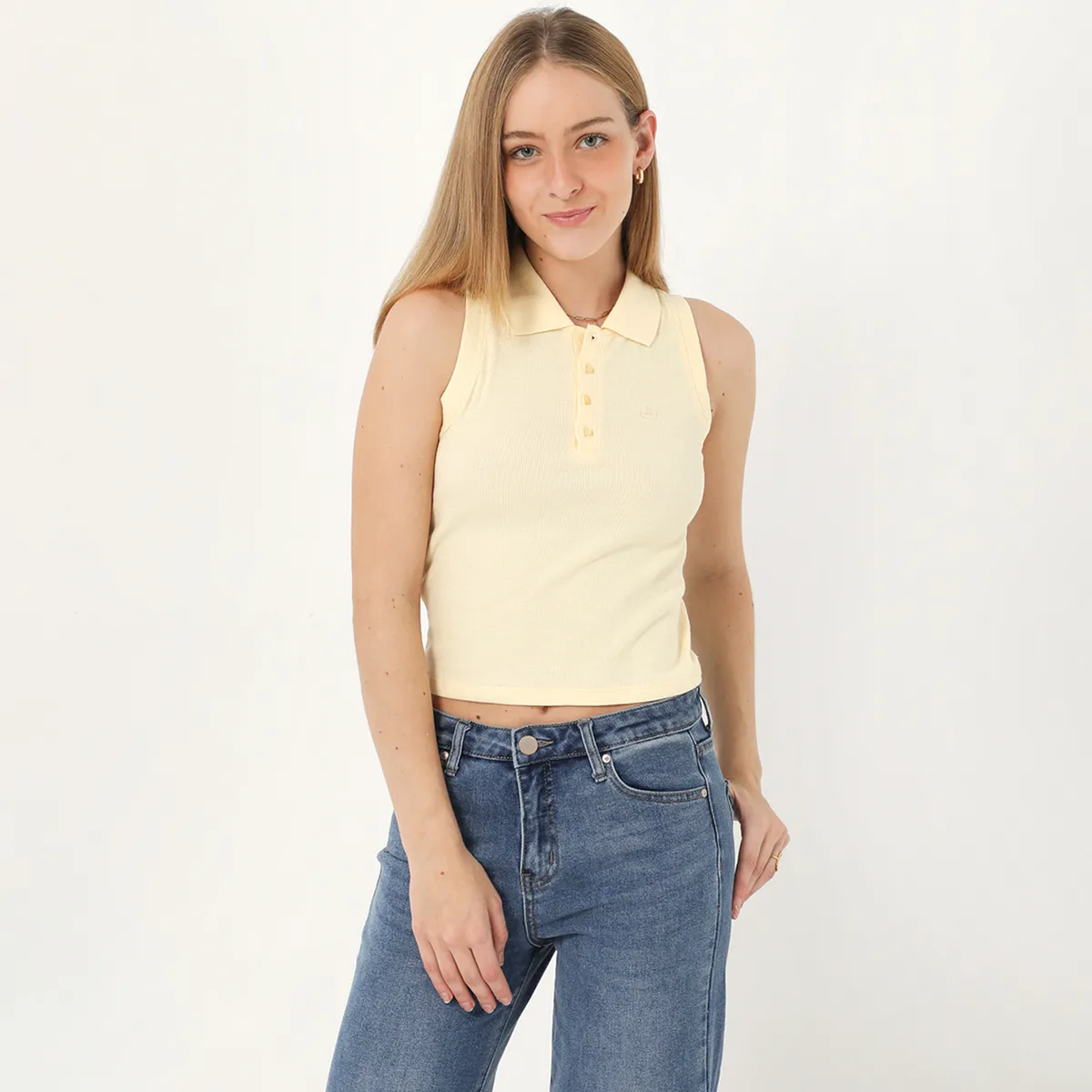 AMERICAN ABBEY - Polo Sin Mangas Mujer American Abbey