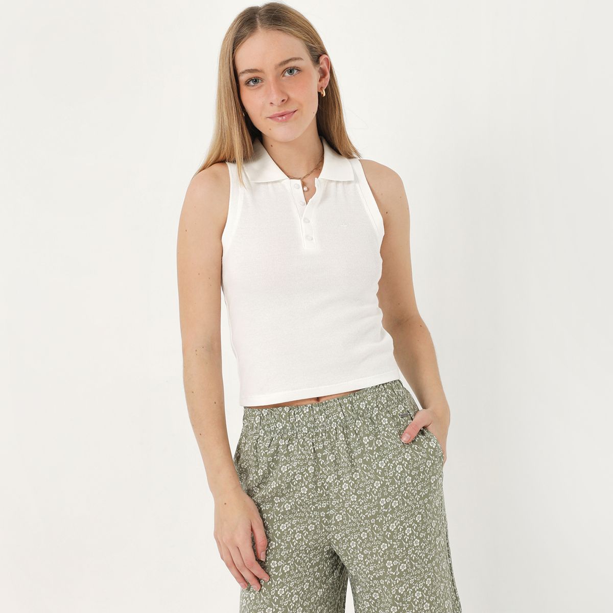 AMERICAN ABBEY - Polo Sin Mangas Mujer American Abbey