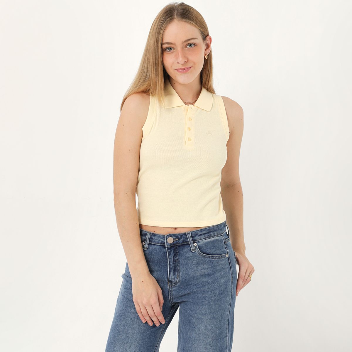 AMERICAN ABBEY - Polo Sin Mangas Mujer American Abbey