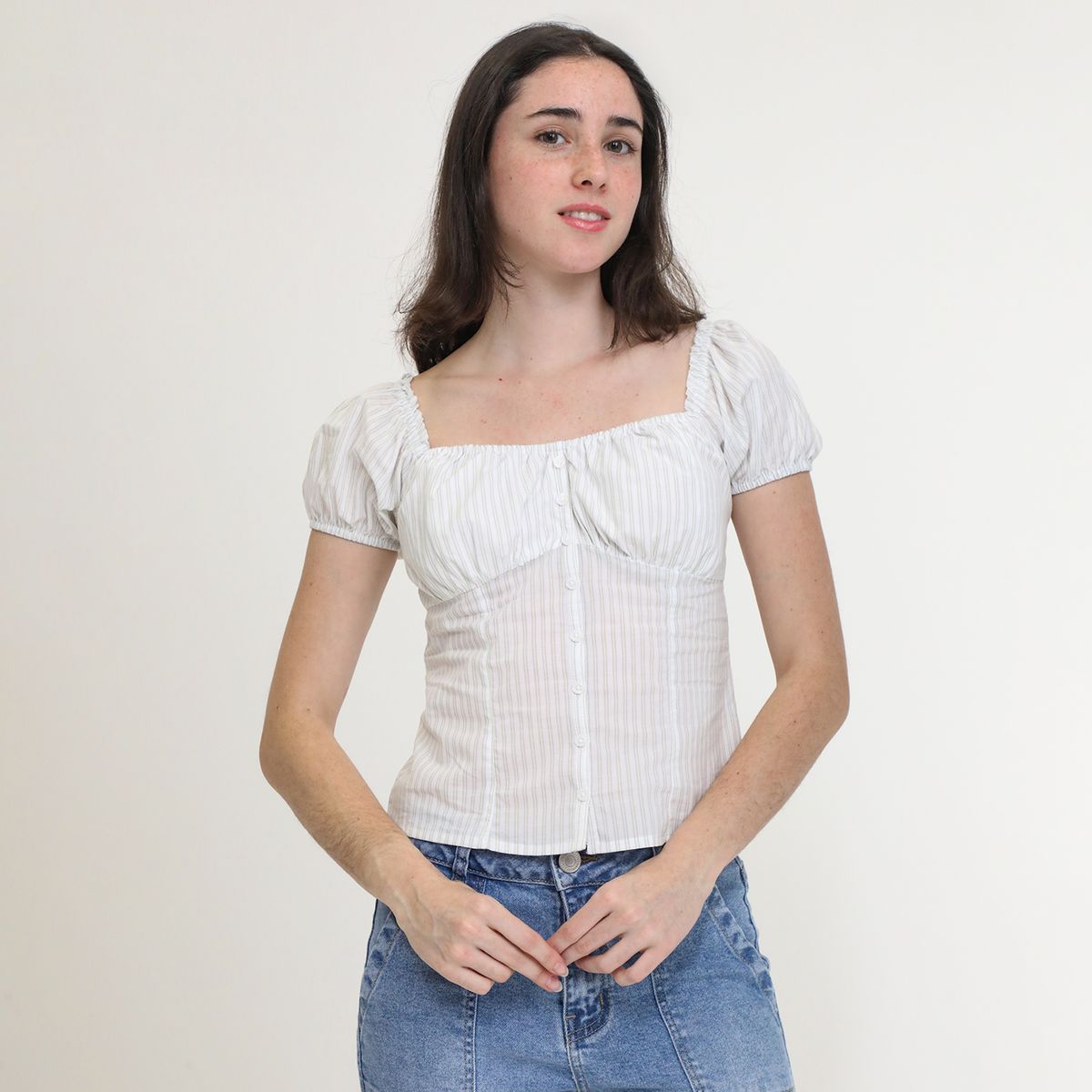 AMERICAN ABBEY - Blusa 100% Algodón Mujer American Abbey