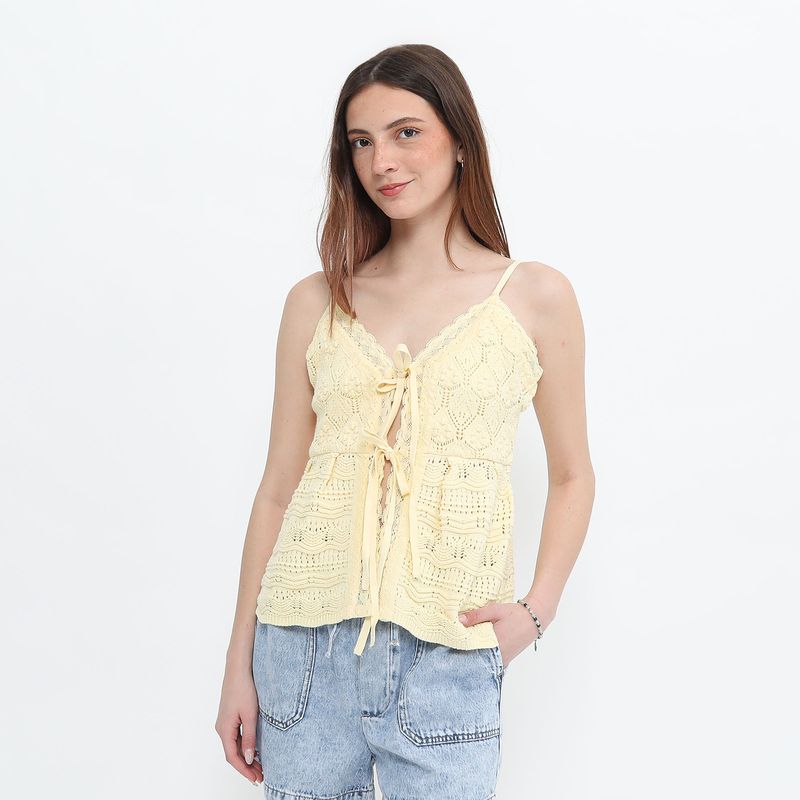 AMERICAN ABBEY - Top Sin Mangas Mujer American Abbey