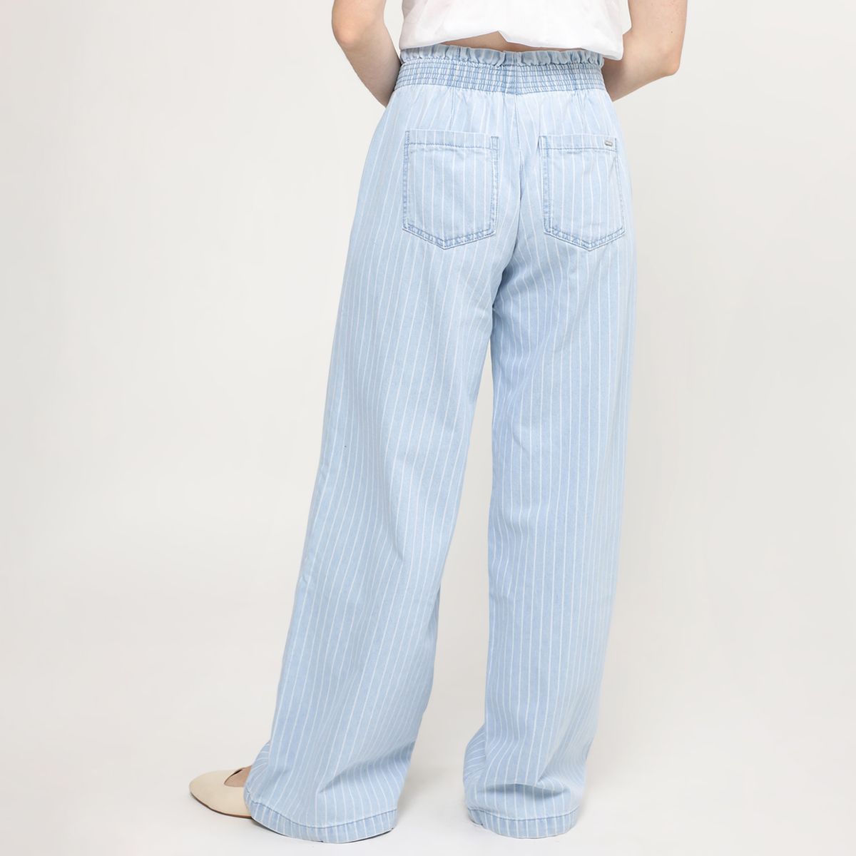 AMERICAN ABBEY - Pantalón Straight Tiro Medio Mujer American Abbey