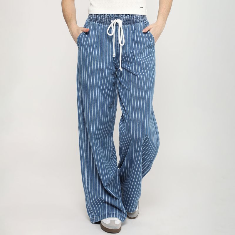 AMERICAN ABBEY - Pantalón Straight Tiro Medio Mujer American Abbey