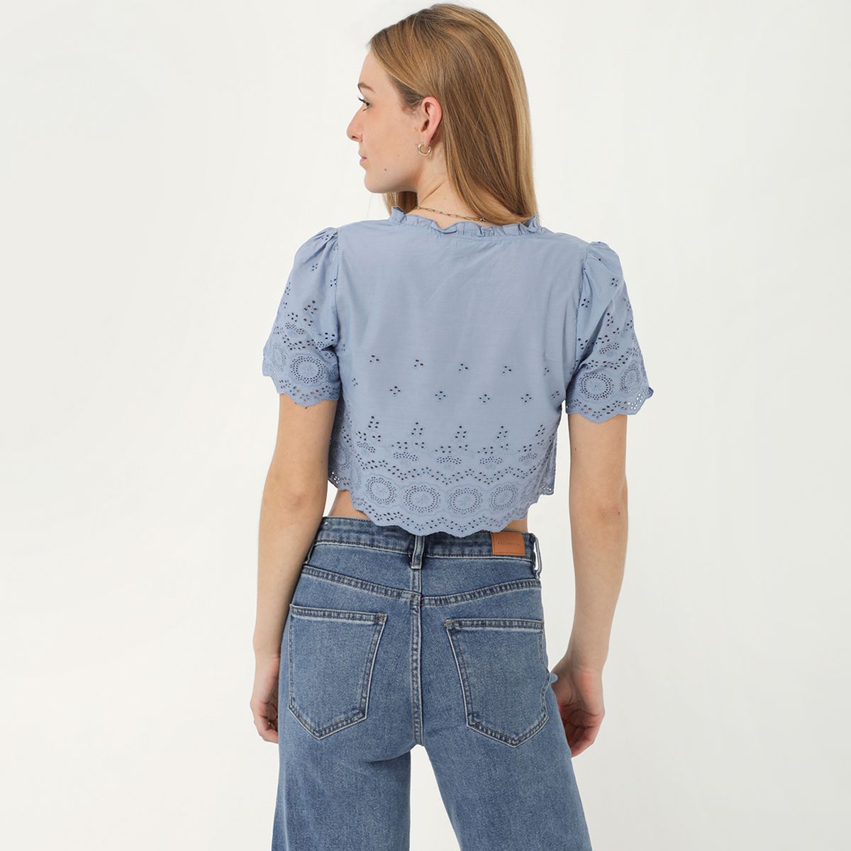 AMERICAN ABBEY - Blusa Manga Corta Mujer American Abbey