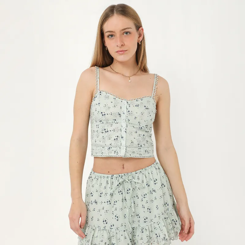 AMERICAN ABBEY - Blusa Sin Mangas Mujer American Abbey