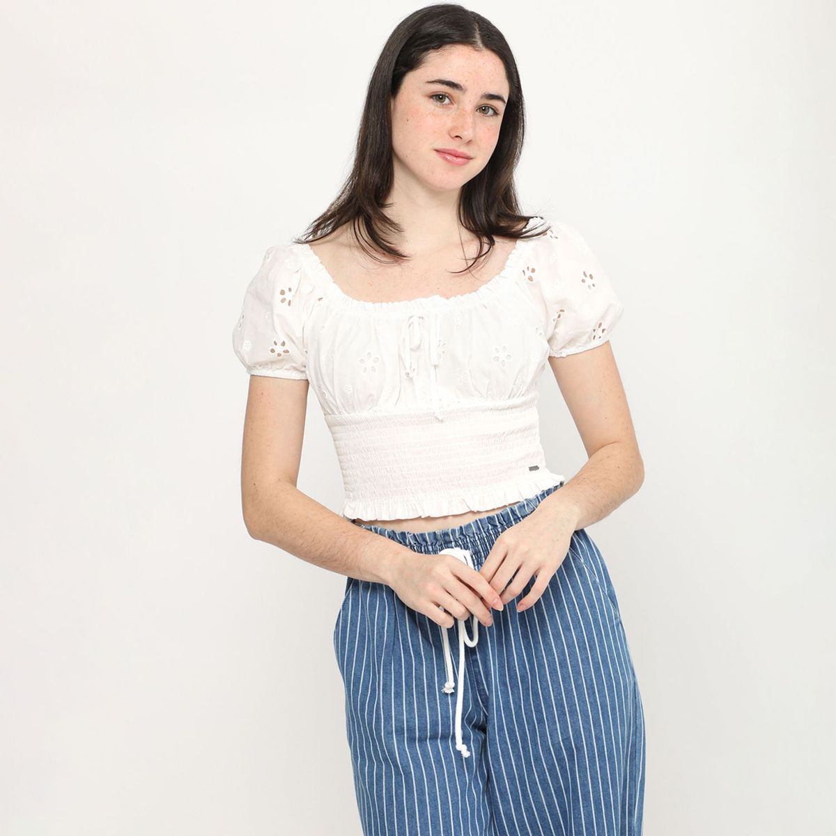 AMERICAN ABBEY - Blusa Manga Corta Mujer American Abbey