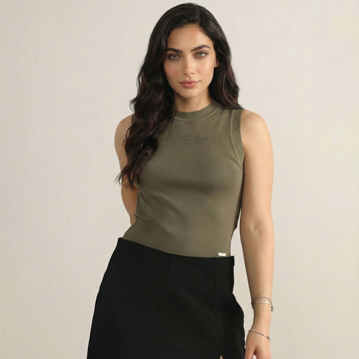 MOSSIMO - Polo Sin Mangas Mujer Mossimo