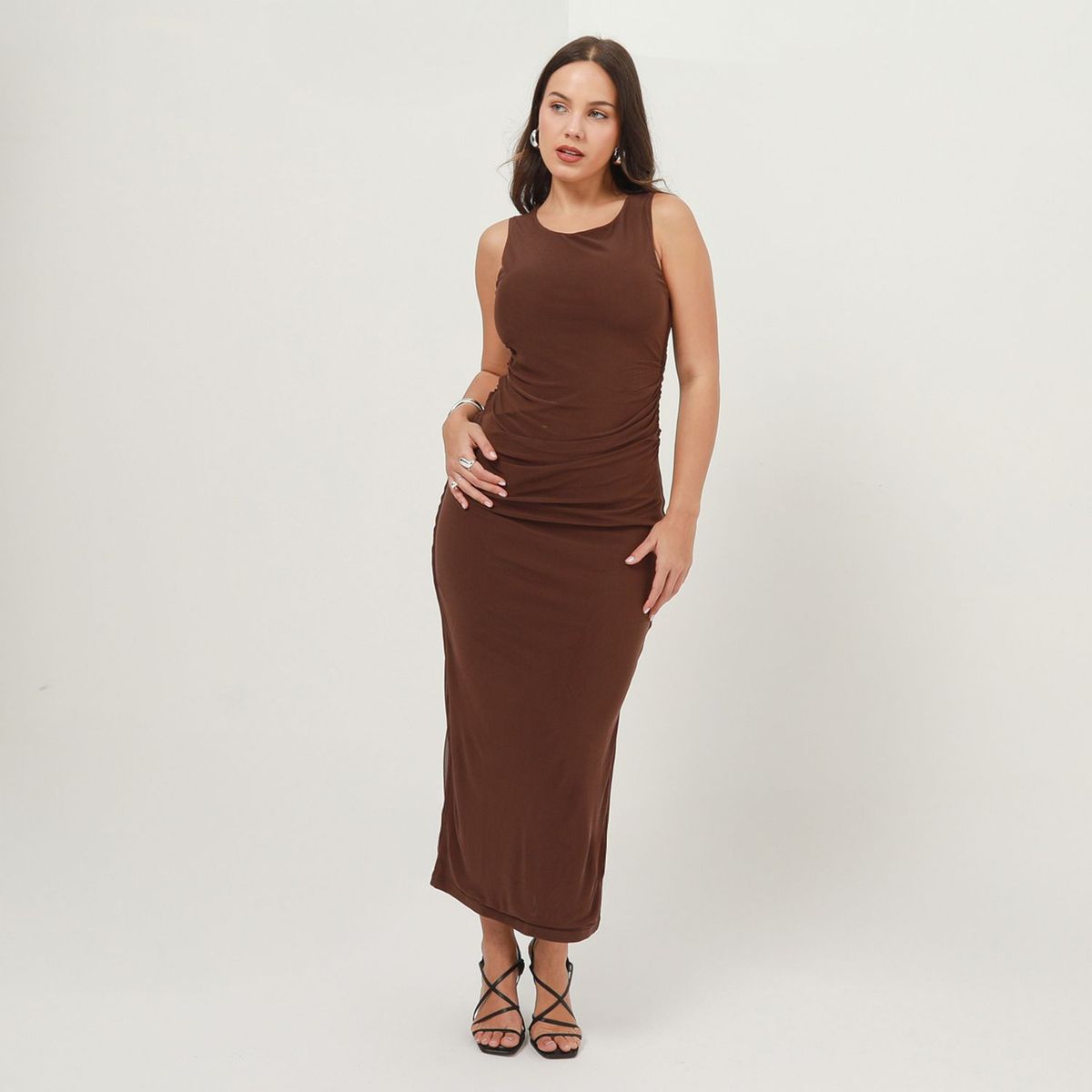 MOSSIMO - Vestido Largo Mujer Mossimo