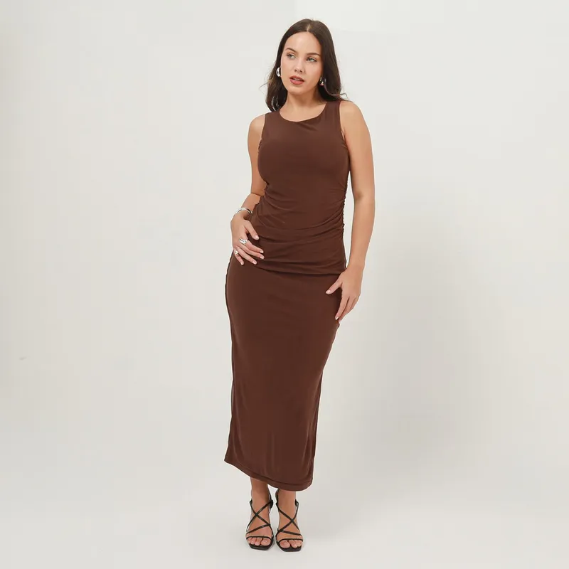 MOSSIMO - Vestido Largo Mujer Mossimo