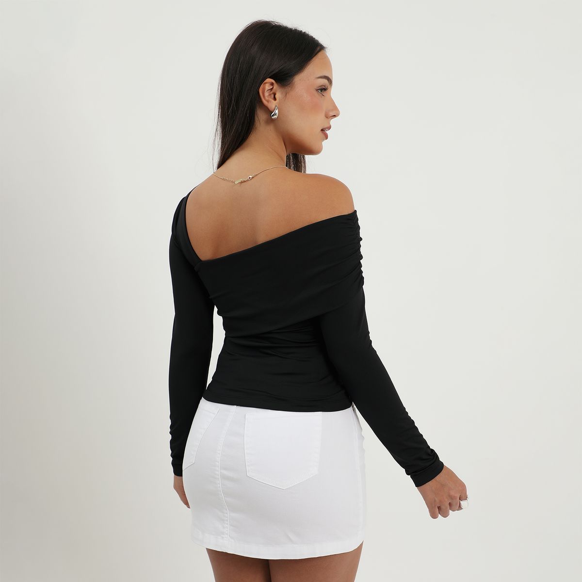 MOSSIMO - Polo Manga Larga Mujer Mossimo