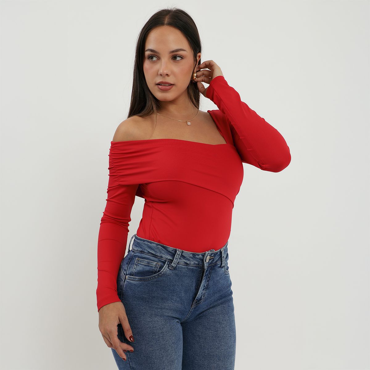 MOSSIMO - Polo Manga Larga Mujer Mossimo