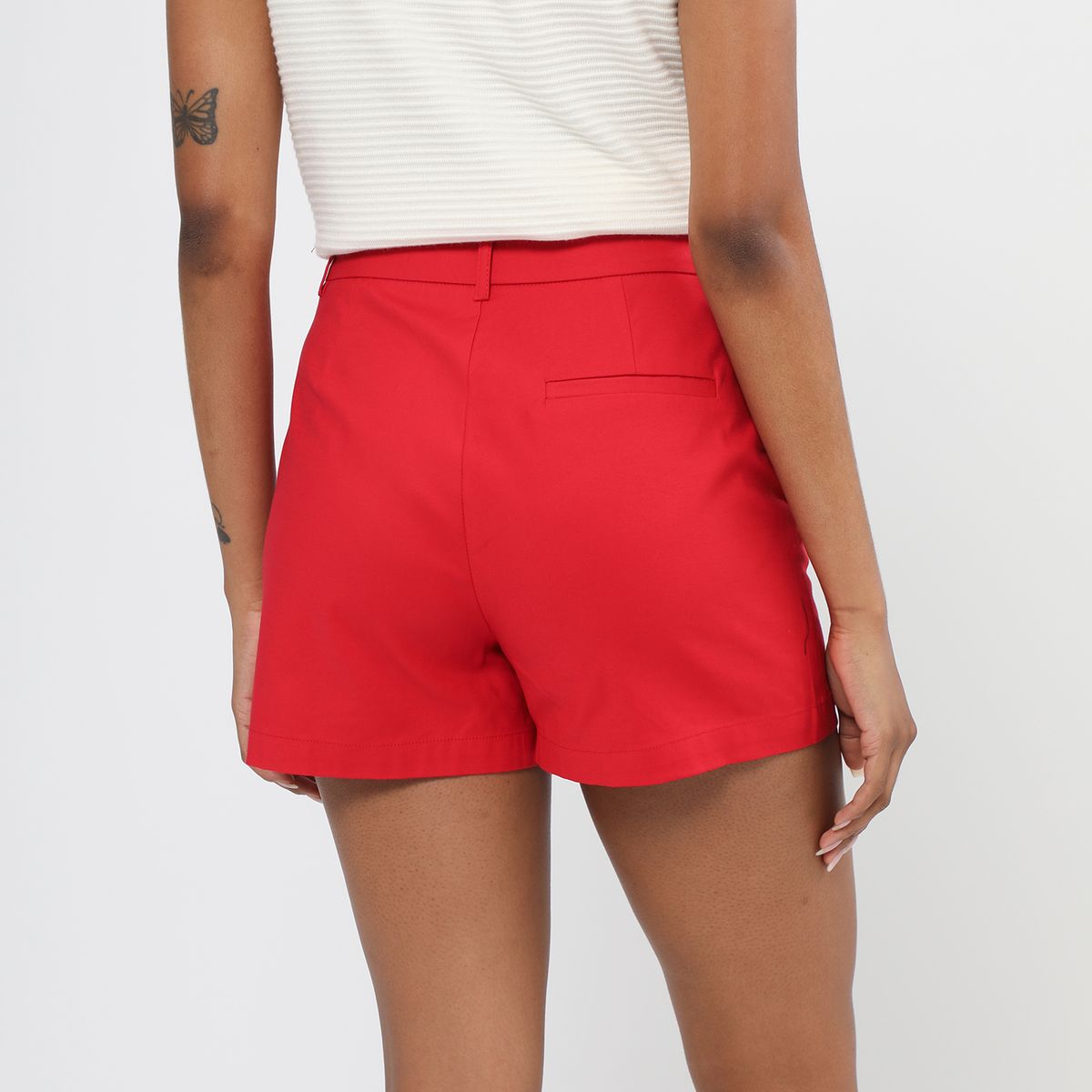 ELLE - Short Tiro Alto Mujer Elle